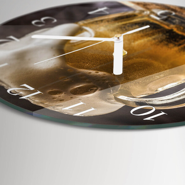 Reloj de pared redondo Cerveza