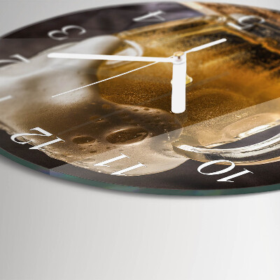 Reloj de pared redondo Cerveza