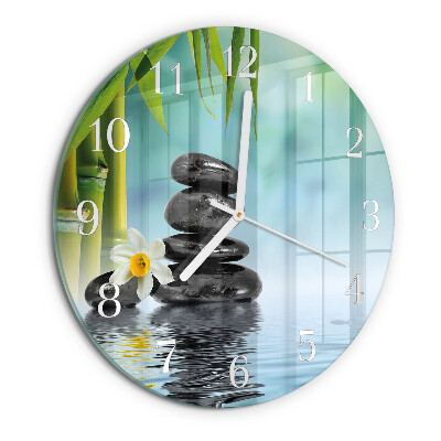 Reloj de pared redondo Piedras