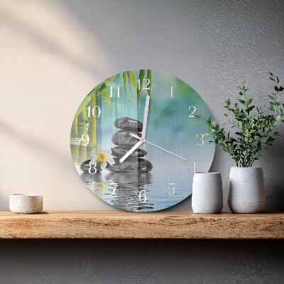 Reloj de pared redondo Piedras
