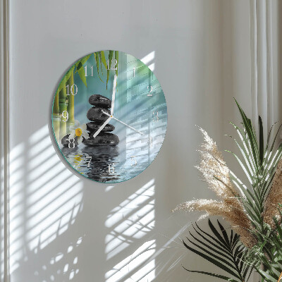Reloj de pared redondo Piedras