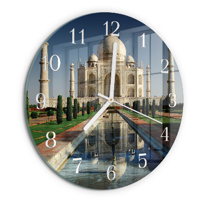 Reloj de pared redondo Taj Mahal