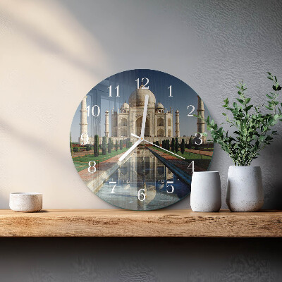 Reloj de pared redondo Taj Mahal