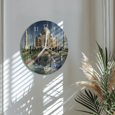 Reloj de pared redondo Taj Mahal