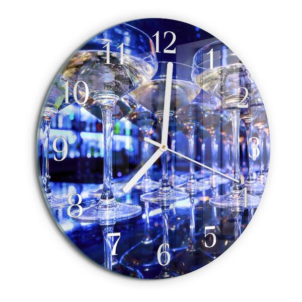 Reloj de pared redondo Anteojos