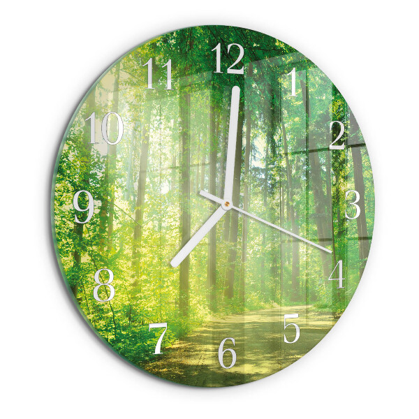 Reloj de pared redondo Naturaleza del bosque