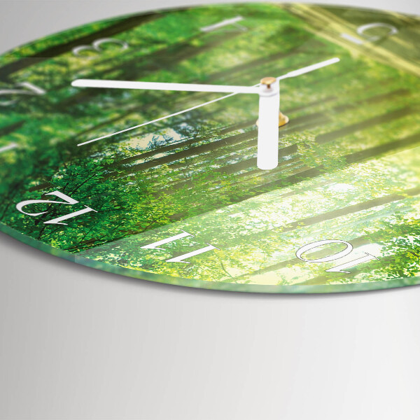 Reloj de pared redondo Naturaleza del bosque