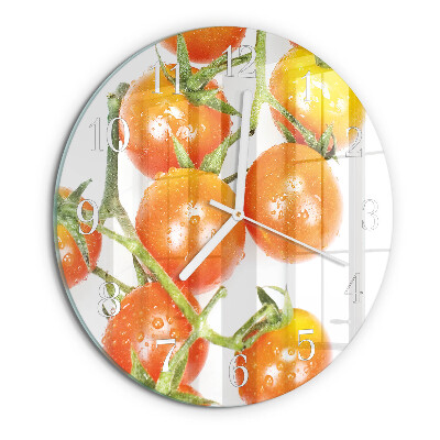 Reloj de pared redondo Tomates