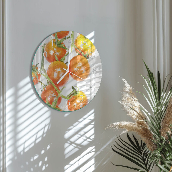 Reloj de pared redondo Tomates