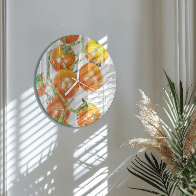 Reloj de pared redondo Tomates