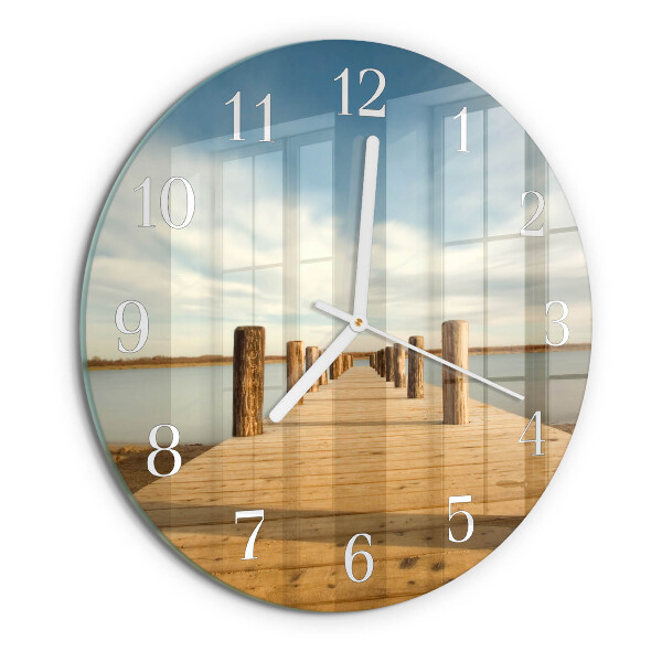 Reloj de pared redondo Puente