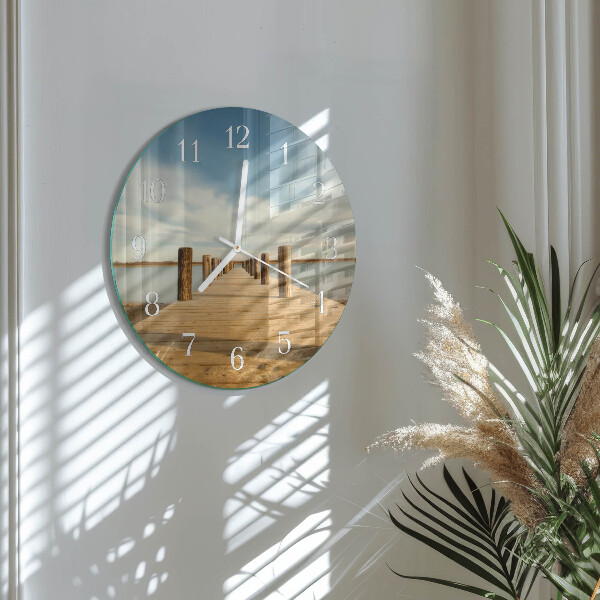 Reloj de pared redondo Puente