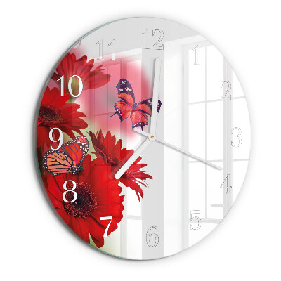 Reloj de pared redondo Gerbera