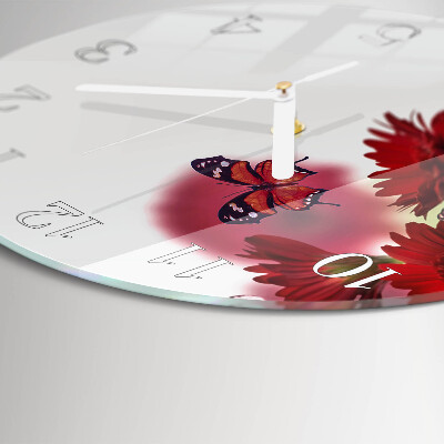 Reloj de pared redondo Gerbera