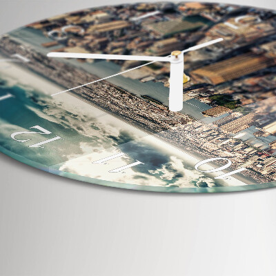 Reloj de pared redondo Nueva York