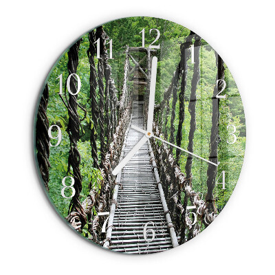 Reloj de pared redondo Puente colgante
