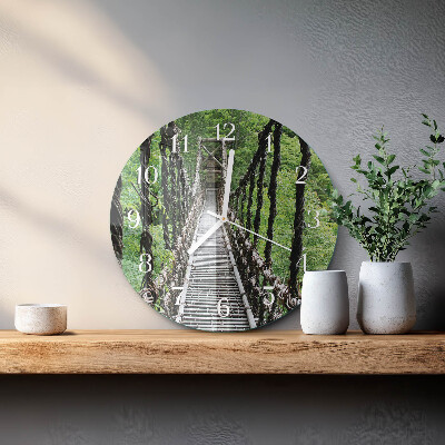 Reloj de pared redondo Puente colgante