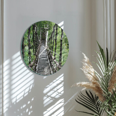 Reloj de pared redondo Puente colgante