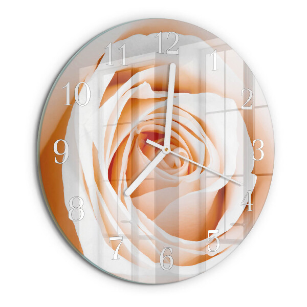Reloj de pared redondo Rosa