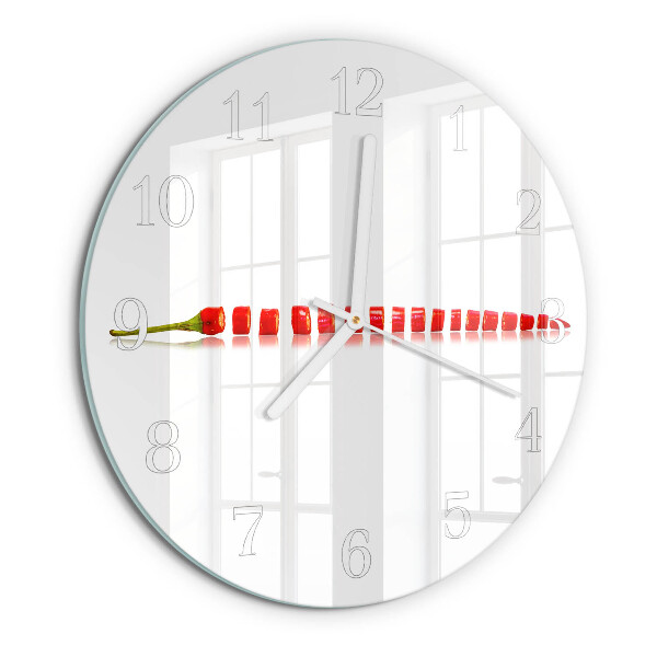 Reloj de pared redondo Ají picante