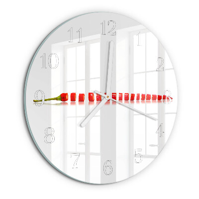 Reloj de pared redondo Ají picante