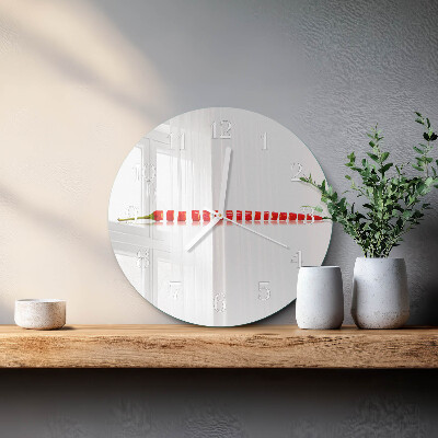 Reloj de pared redondo Ají picante