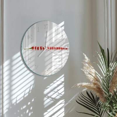 Reloj de pared redondo Ají picante