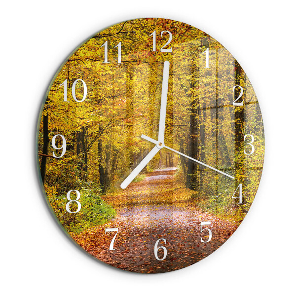 Reloj de pared redondo Sendero forestal