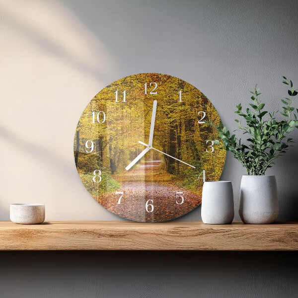 Reloj de pared redondo Sendero forestal