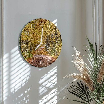 Reloj de pared redondo Sendero forestal