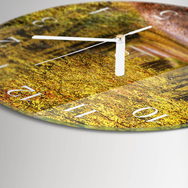 Reloj de pared redondo Sendero forestal