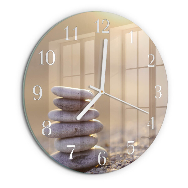 Reloj de pared redondo Piedras