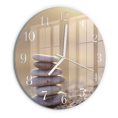 Reloj de pared redondo Piedras