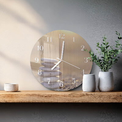 Reloj de pared redondo Piedras