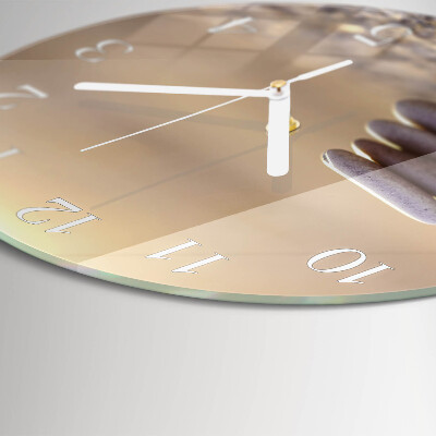 Reloj de pared redondo Piedras