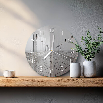 Reloj de pared redondo Muelle
