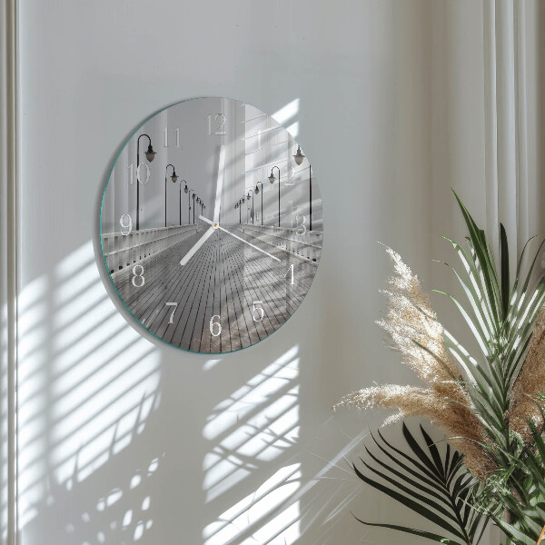 Reloj de pared redondo Muelle