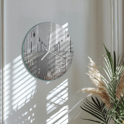 Reloj de pared redondo Muelle
