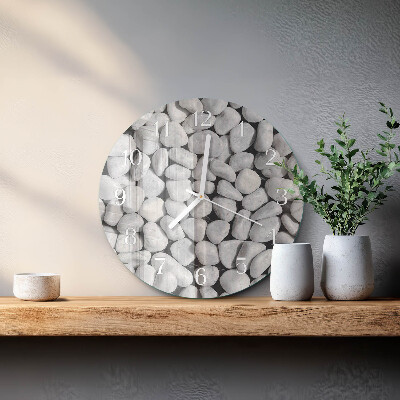Reloj de pared redondo Piedras