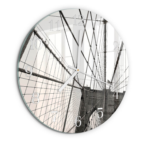 Reloj de pared redondo Puente de Brooklyn