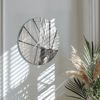 Reloj de pared redondo Puente de Brooklyn