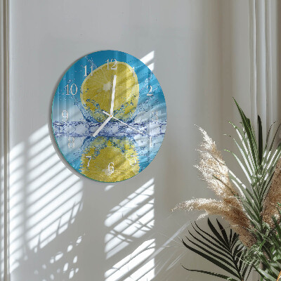 Reloj de pared redondo Cítrico