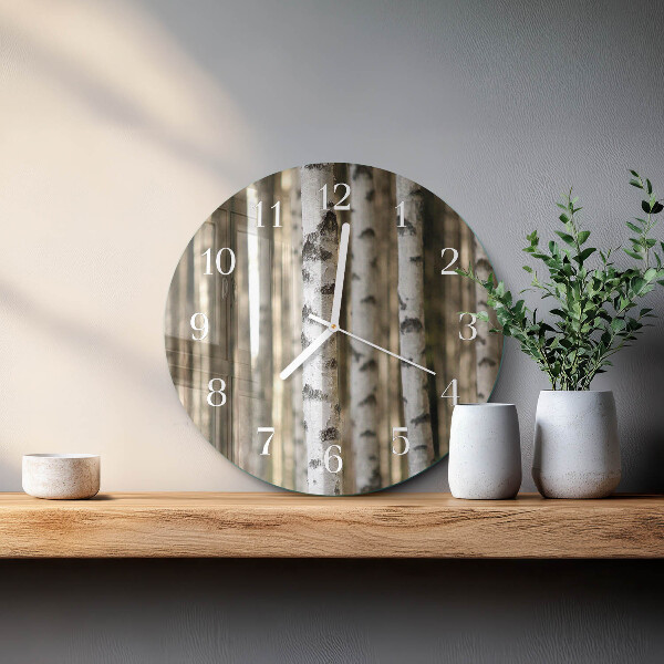 Reloj de pared redondo Abedules