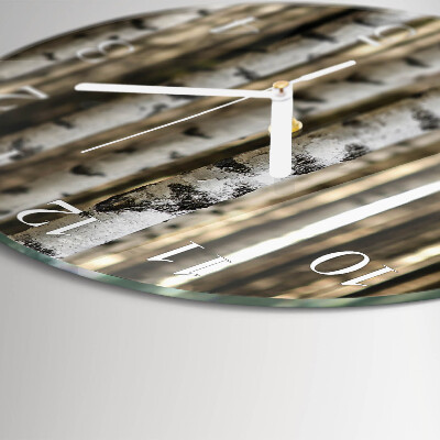 Reloj de pared redondo Abedules
