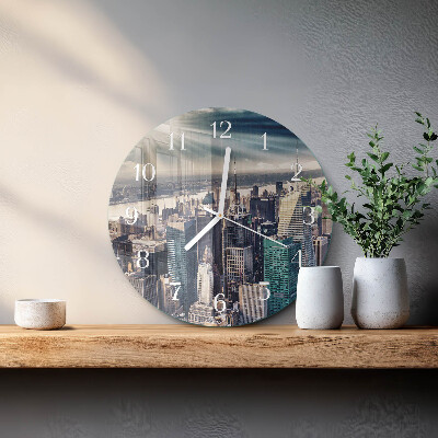 Reloj de pared redondo Ciudad