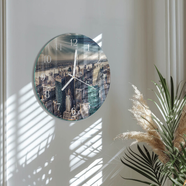 Reloj de pared redondo Ciudad