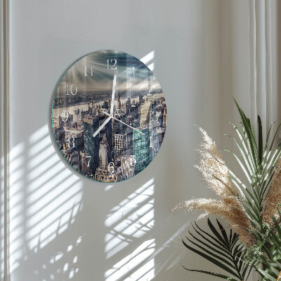 Reloj de pared redondo Ciudad