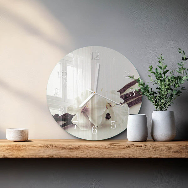 Reloj de pared redondo Vainilla