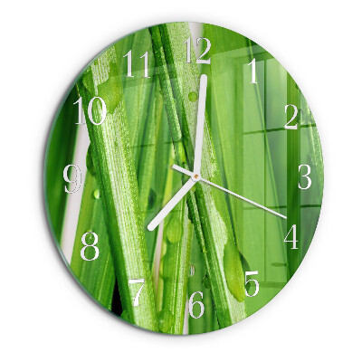 Reloj de pared redondo Césped