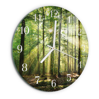 Reloj de pared redondo Naturaleza del bosque